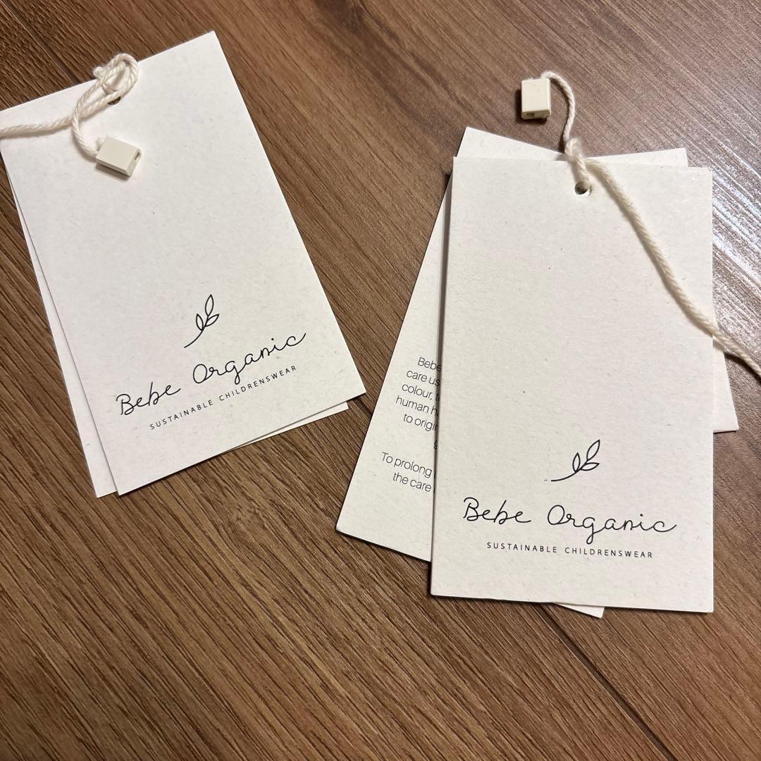 bebe oragnic ボンネット ロンパース