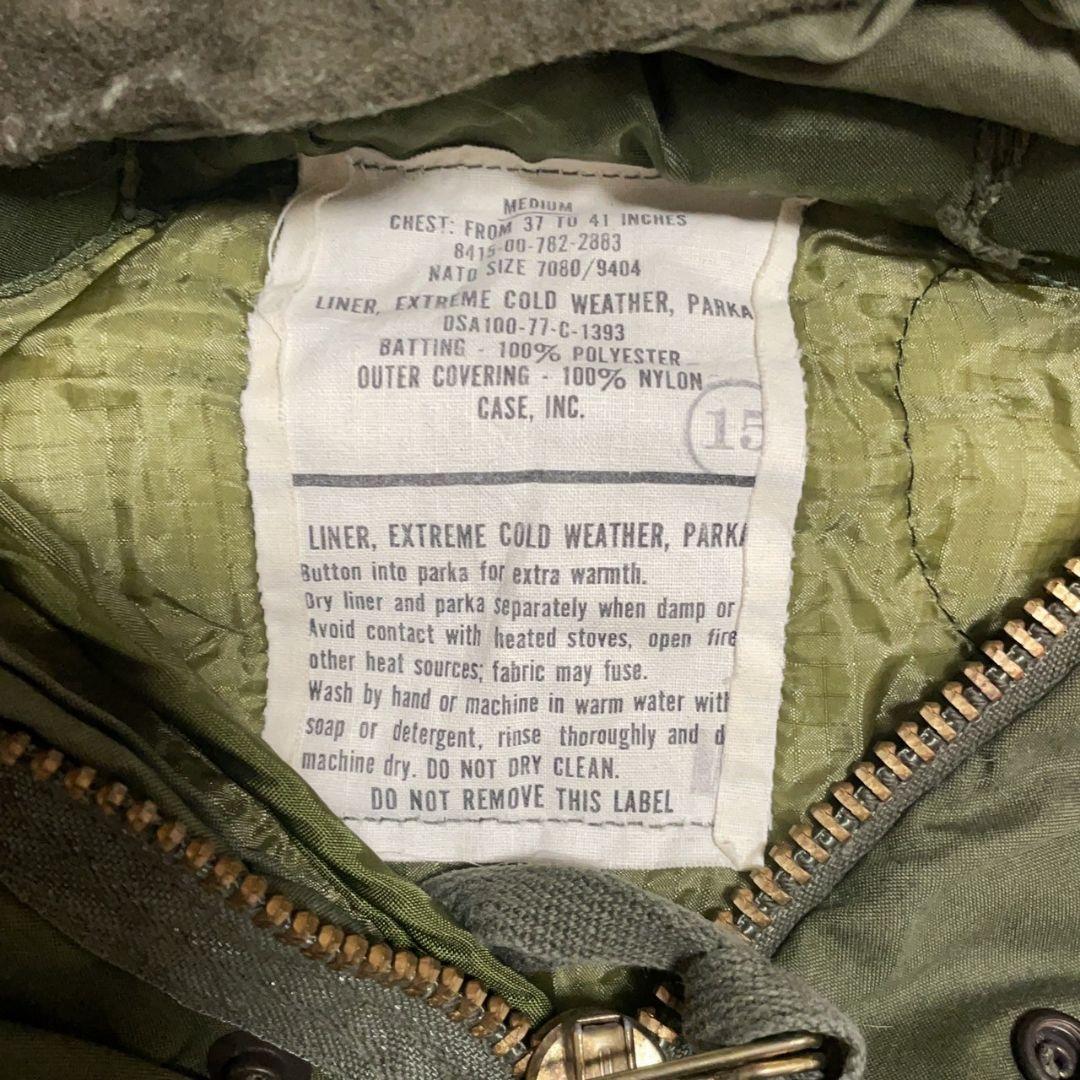 【Y96】米軍M65モッズコート/フィッシュテールパーカ【M】カーキ