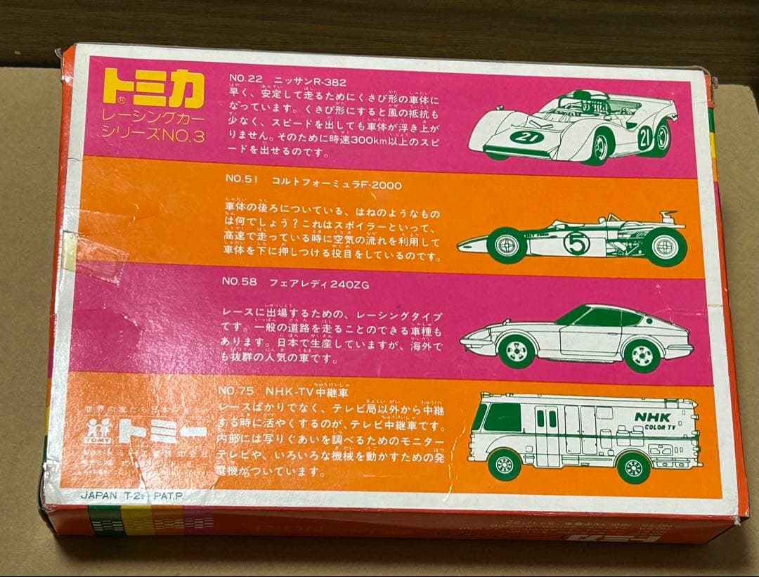 傷あり 日本製 トミカ ギフトセット レーシングカーシリーズNo.3