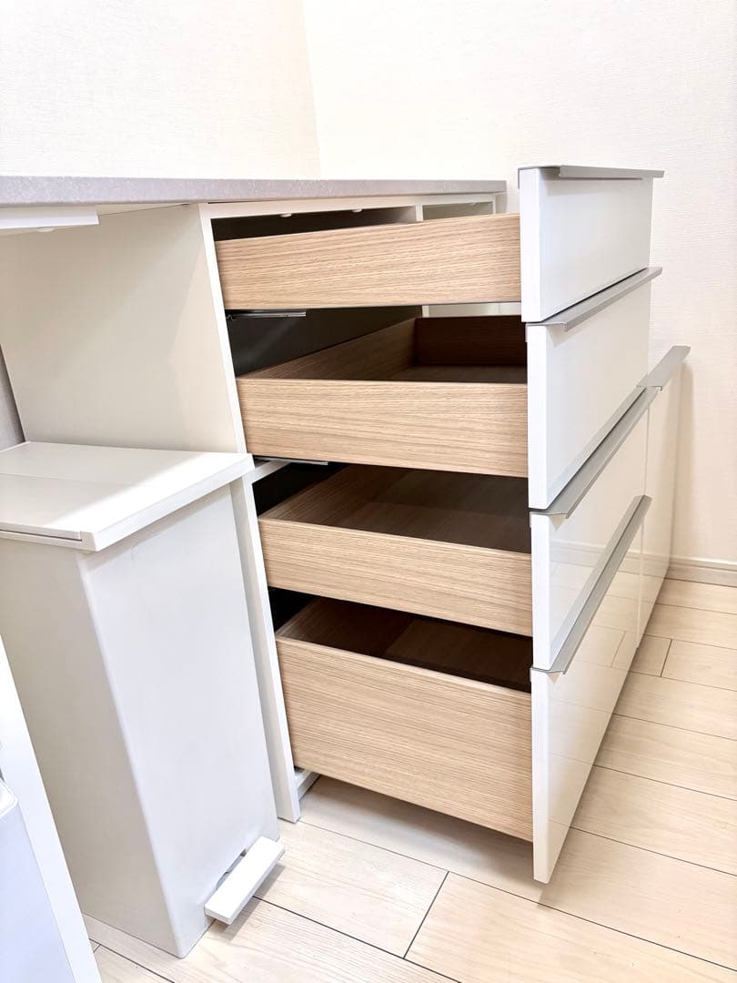 【1/20発送】パモウナ　ECA-S1400R下台　キッチンカウンター オープン