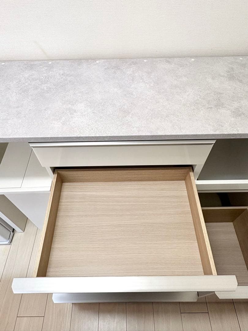 【1/20発送】パモウナ　ECA-S1400R下台　キッチンカウンター オープン