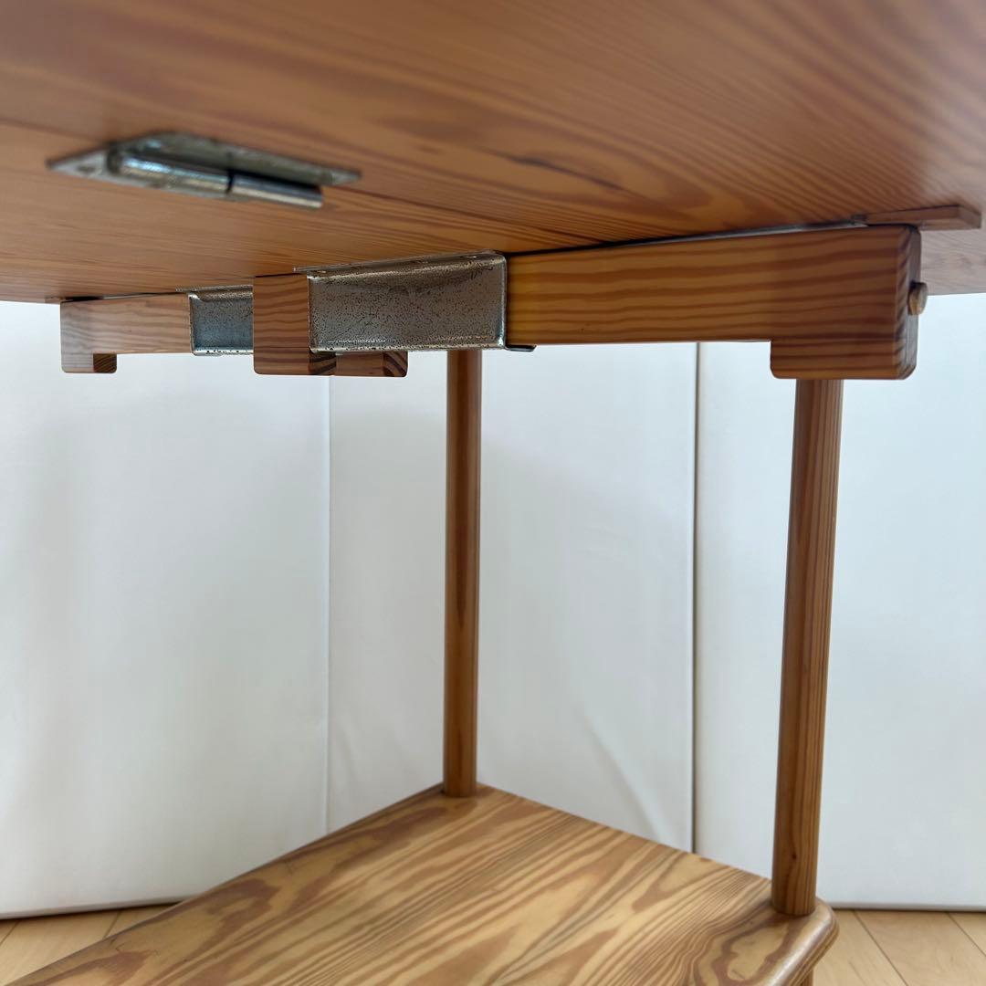 ナジコジャパン　バタフライワゴン　キッチンワゴン　サイドテーブル　天然木　松