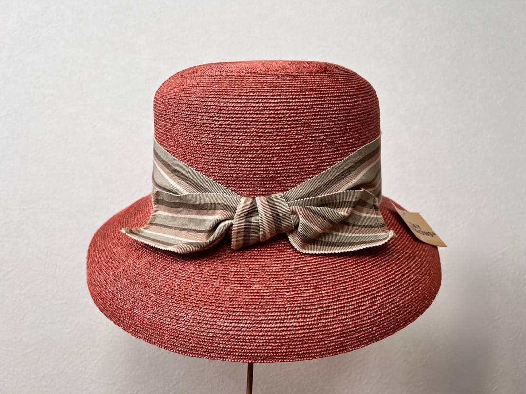 【未使用】石田製帽 カサブランカ 箱あり 麦わら帽子