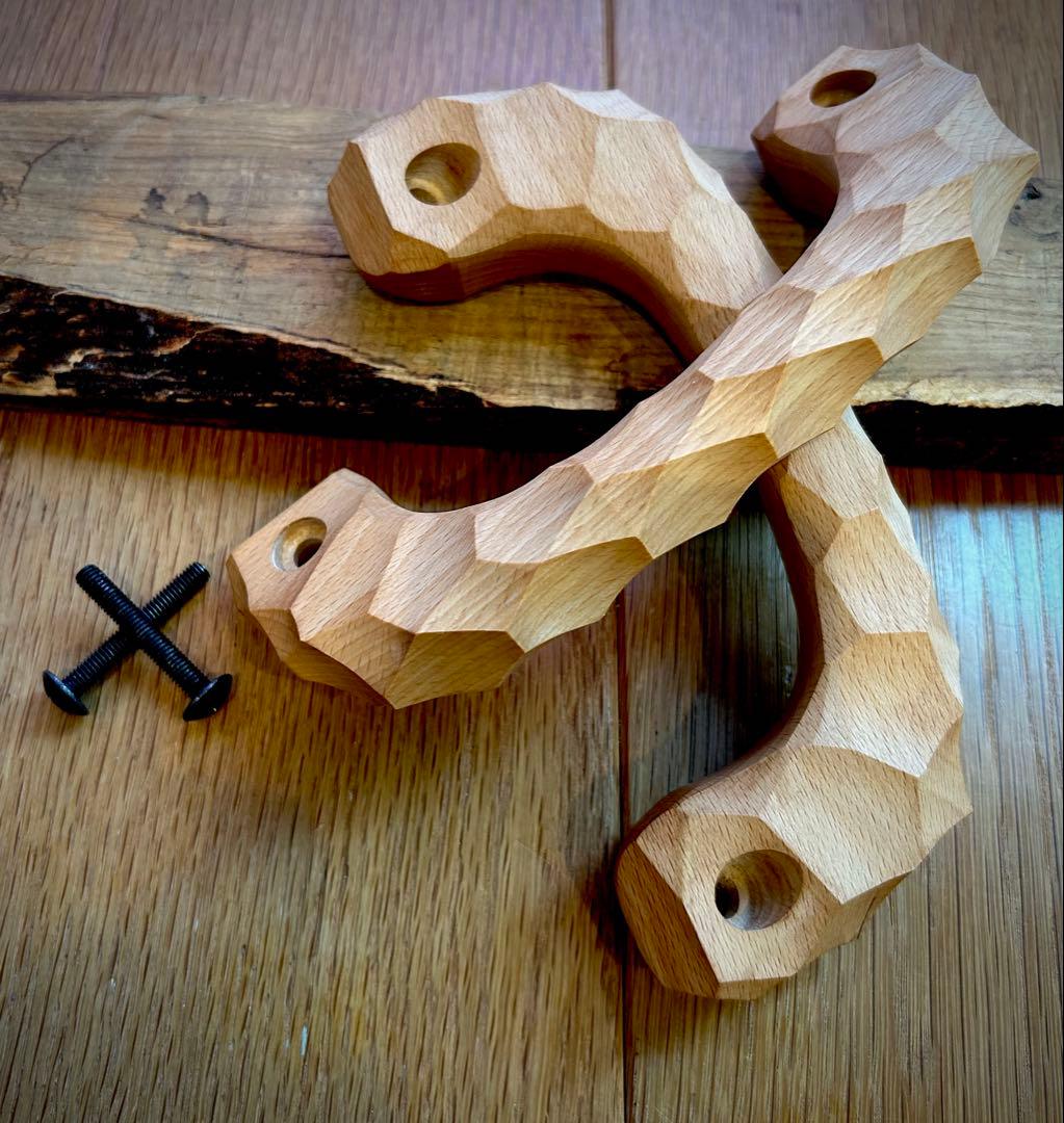 アシストグリップ　50本目！！名栗加工　超絶極上激渋品　ハイエース専用