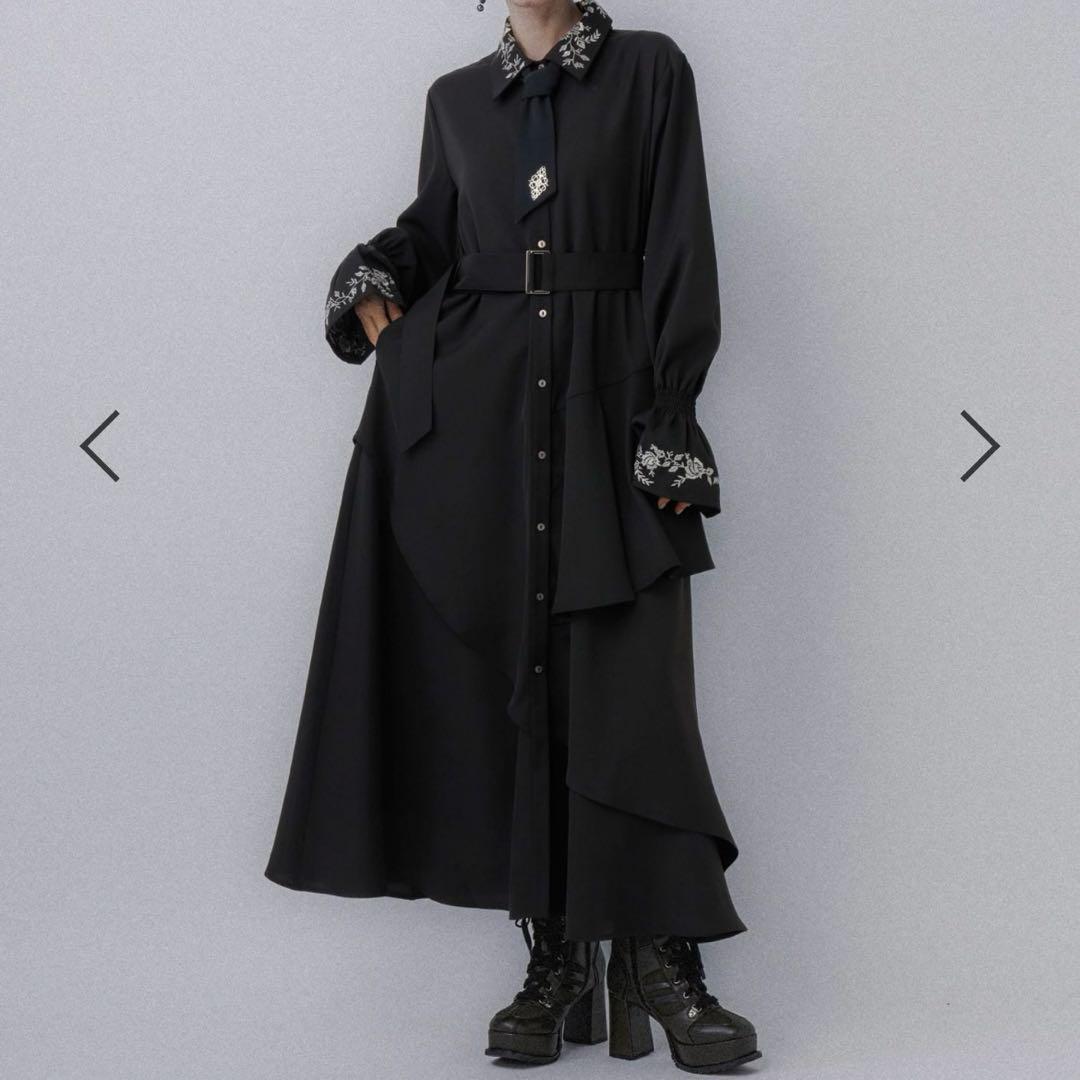 HARE アシメフリルシシュウワンピース