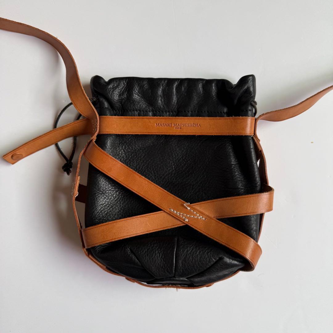 MASAKI MATSUSHIMA 手榴弾ショルダーレザーバッグ ポーチ