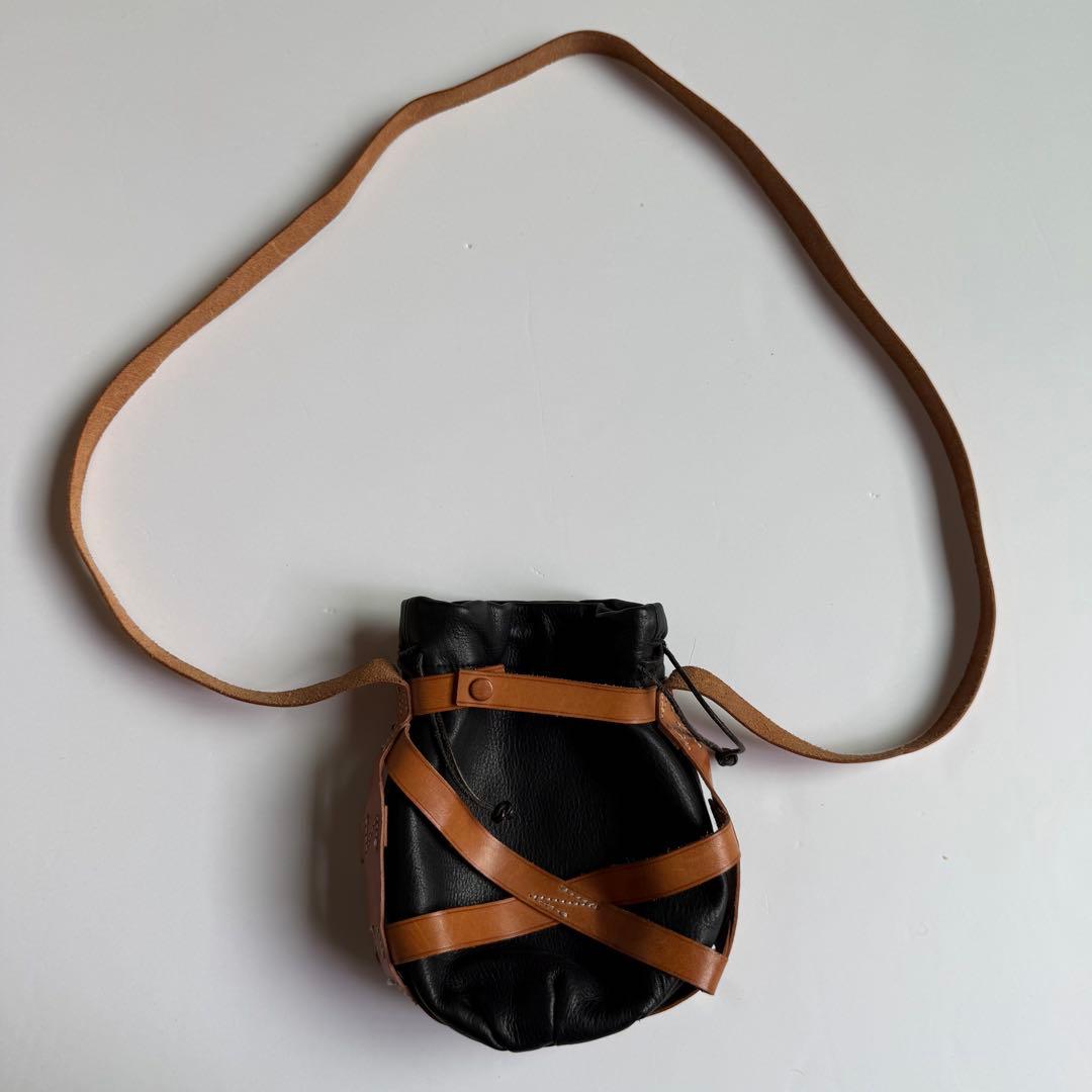 MASAKI MATSUSHIMA 手榴弾ショルダーレザーバッグ ポーチ