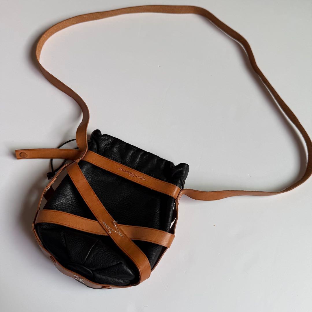 MASAKI MATSUSHIMA 手榴弾ショルダーレザーバッグ ポーチ