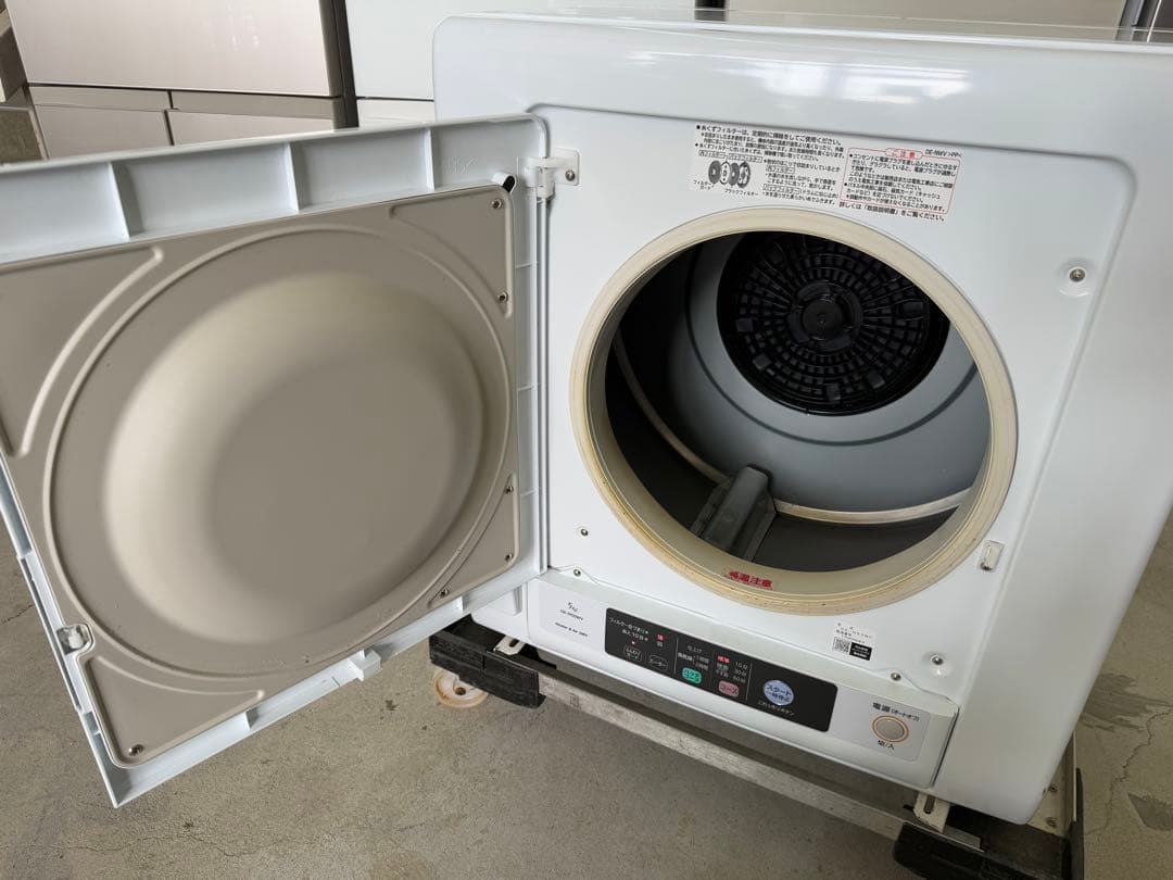 【高年式】 2021年式 5kg 日立 電気式衣類乾燥機 DE-N50WV