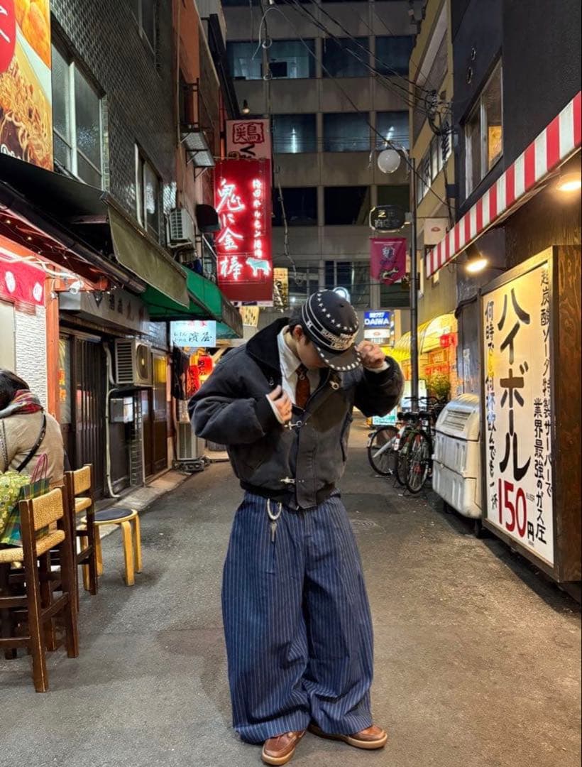 ふ*る様 円堂守着用pushpush ストライプパンツ