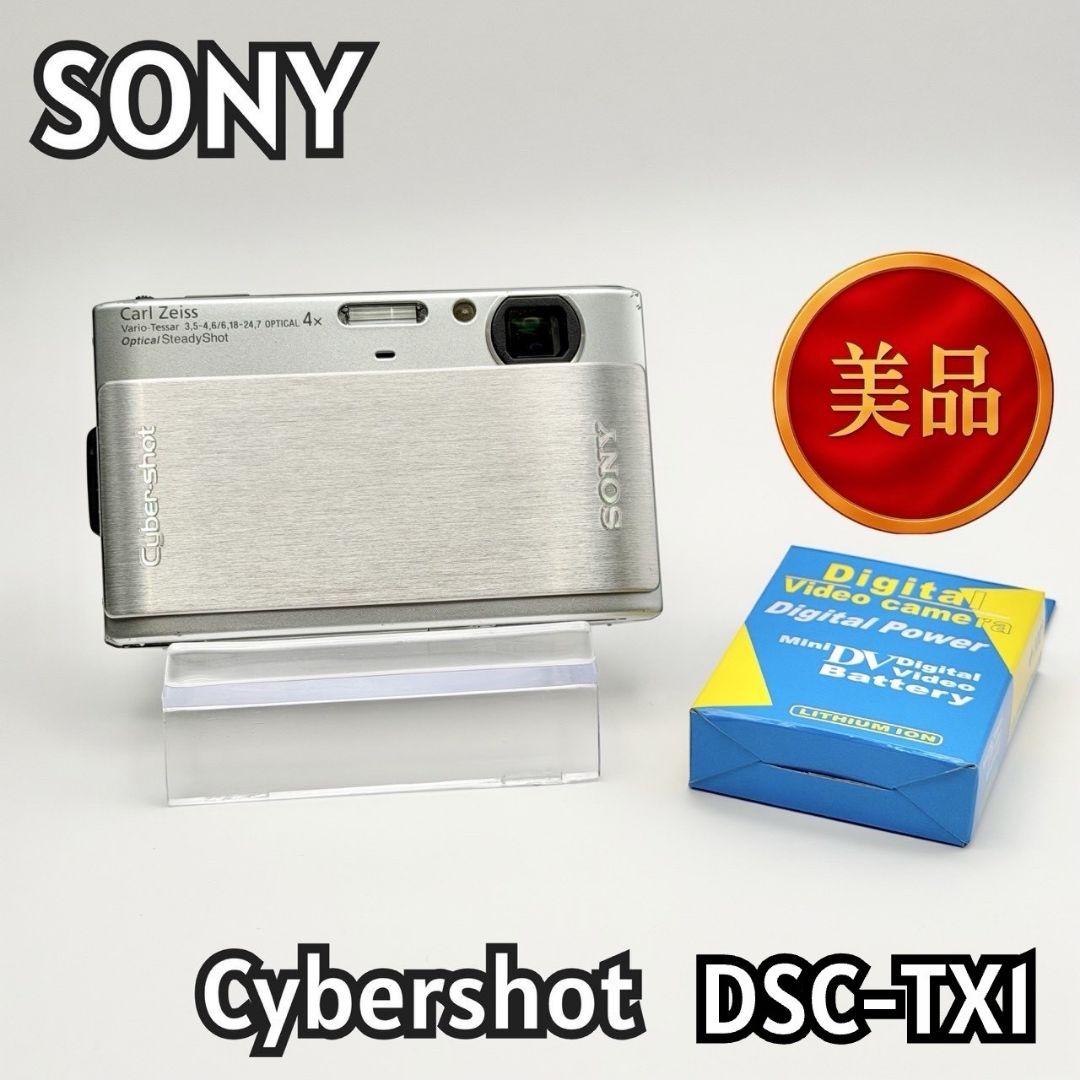 【美品】SONY Cyber-shot DSC-TX1 バッテリー付 112-3