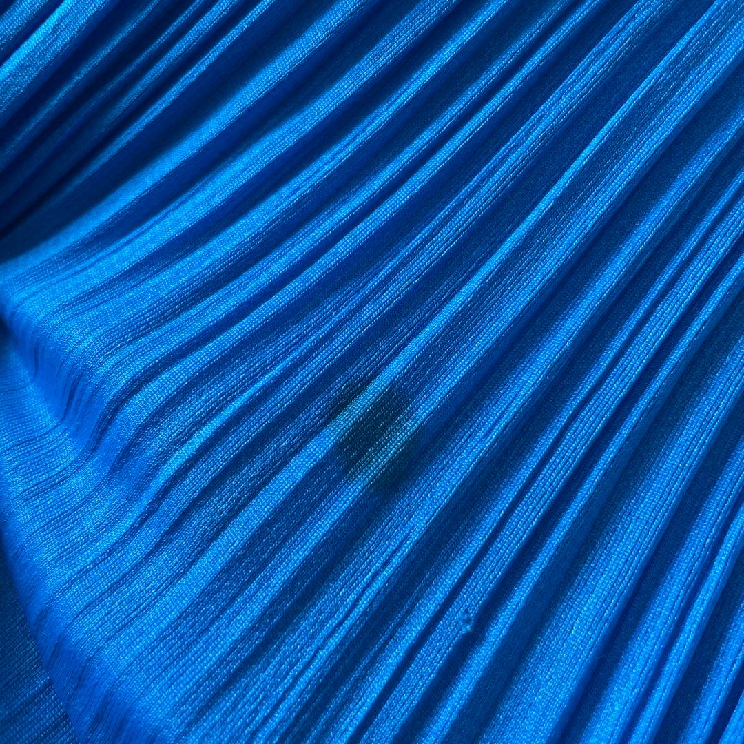 プリーツプリーズ ブルー パンツ サイズ2