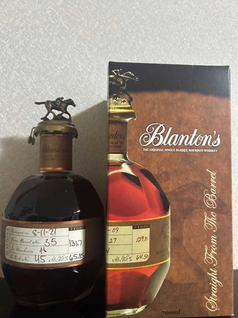 Blanton's ストレートフロムザバレル　750ml ブラントン