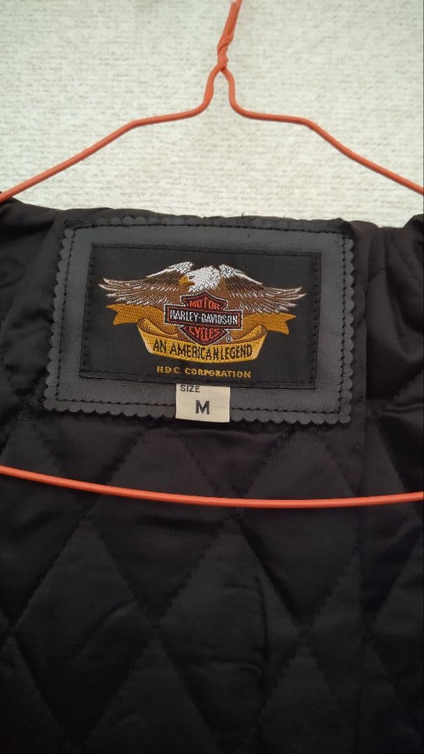 Harley Davidson ブラック シングルライダースジャケット M