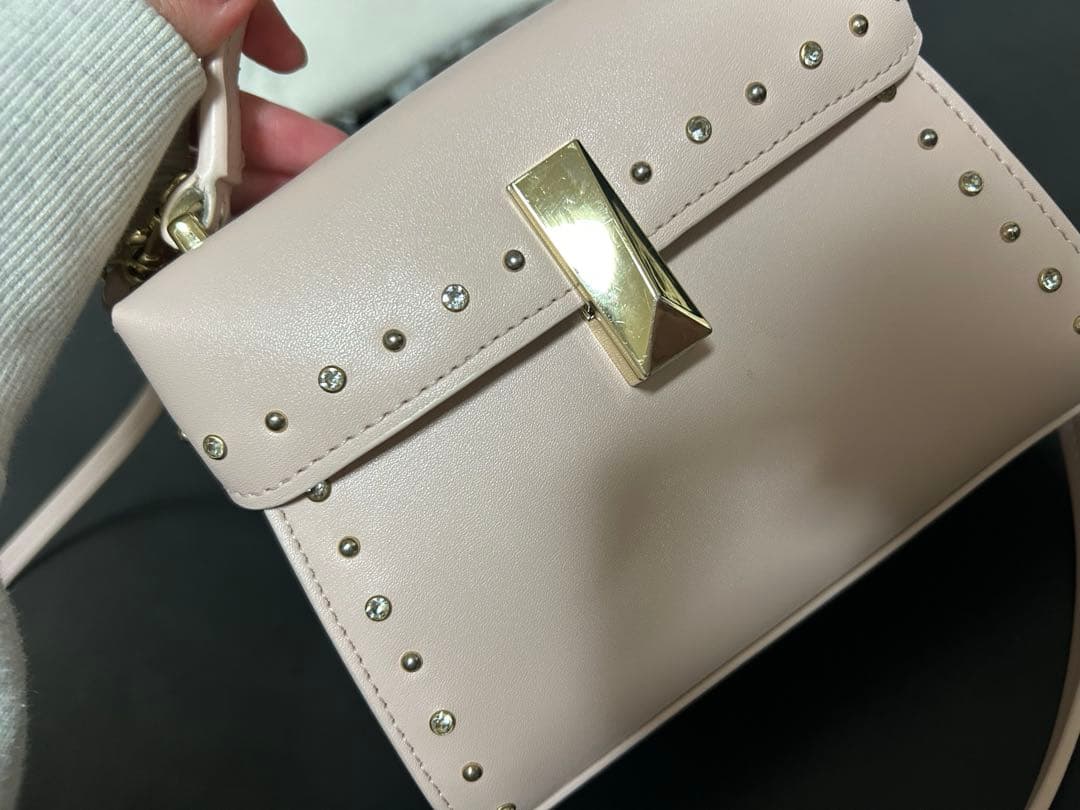 セルフォード ビジュースタッズポシェット ピンク