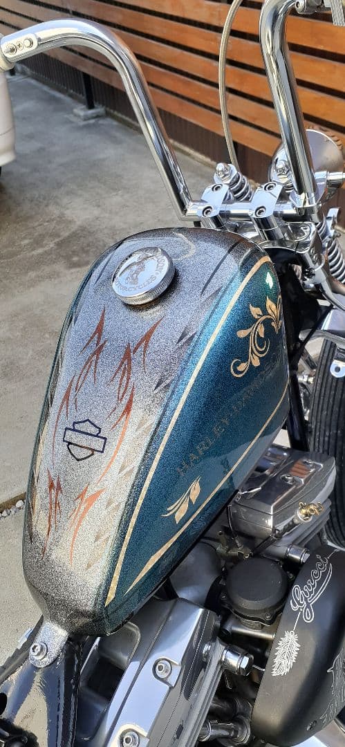 ハーレー　スポスタ タンク　エボ　EVO ソフテイル　フェンダー