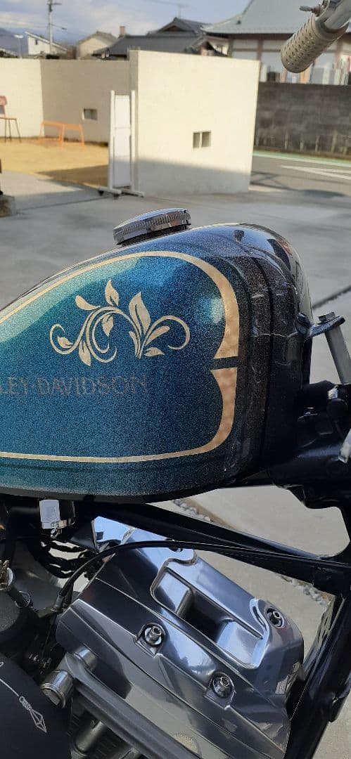 ハーレー　スポスタ タンク　エボ　EVO ソフテイル　フェンダー