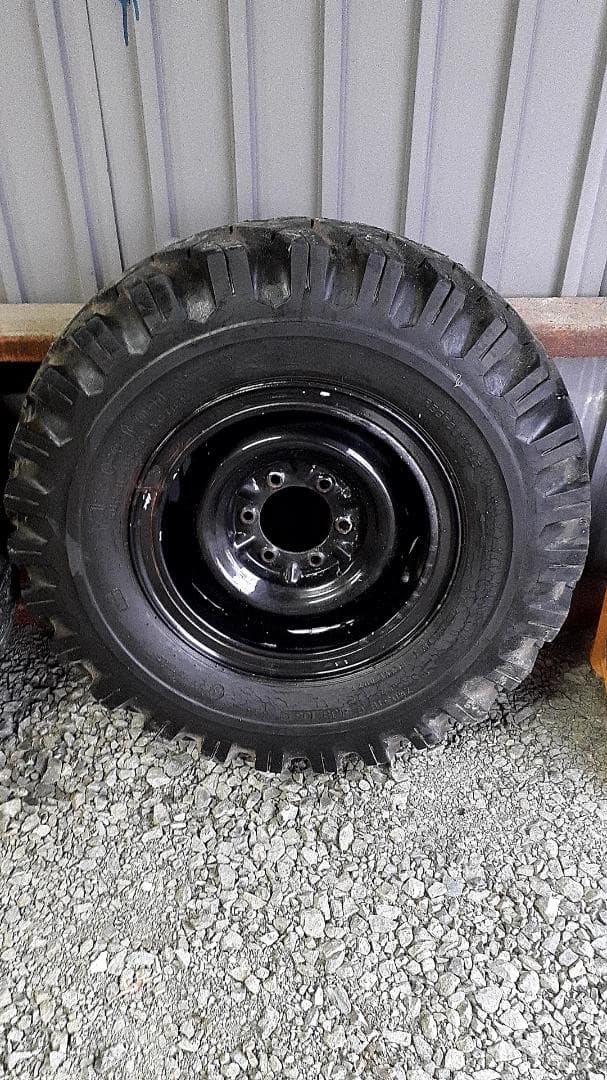 希少　鉄チン　リングホイール　ゲタタイヤ付き　ランドクルーザー70