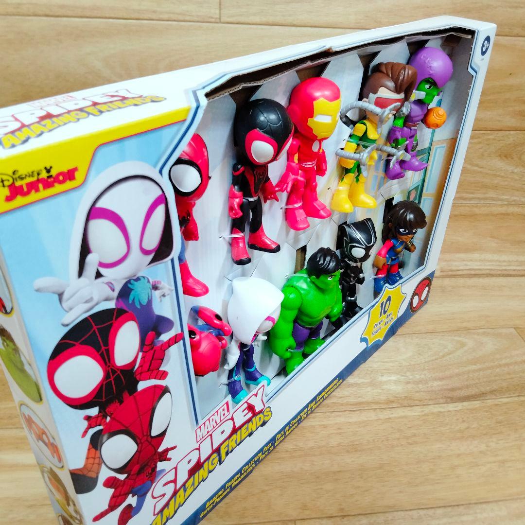 スパイディとすごいなかまたち フィギュアセット 10体 アメイジングフレンズ