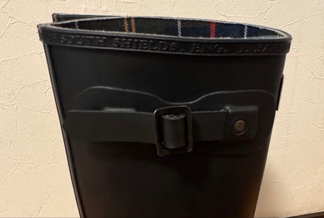 Barbour バブアー サイドストラップ ロングレインブーツ