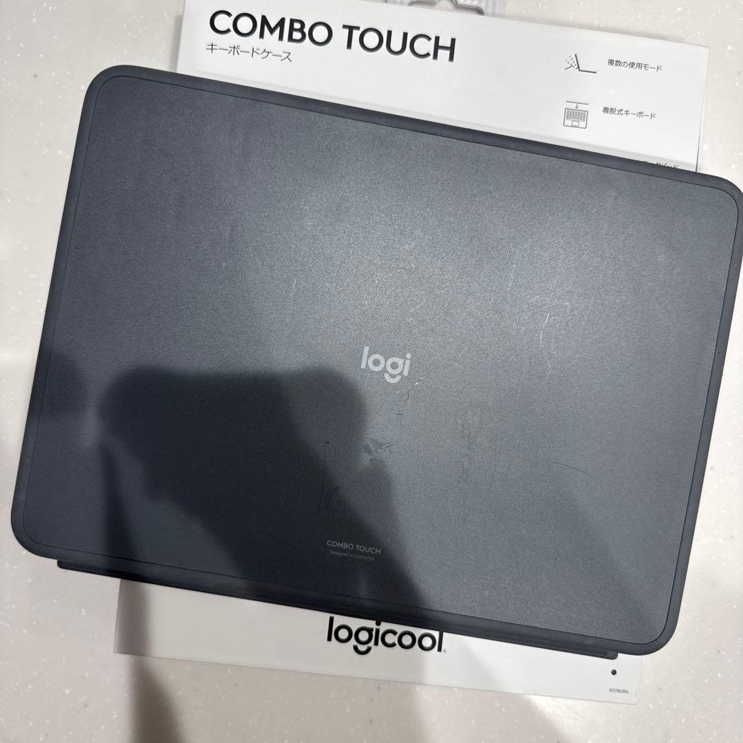 logicool COMBO TOUCH iPadケース グレー