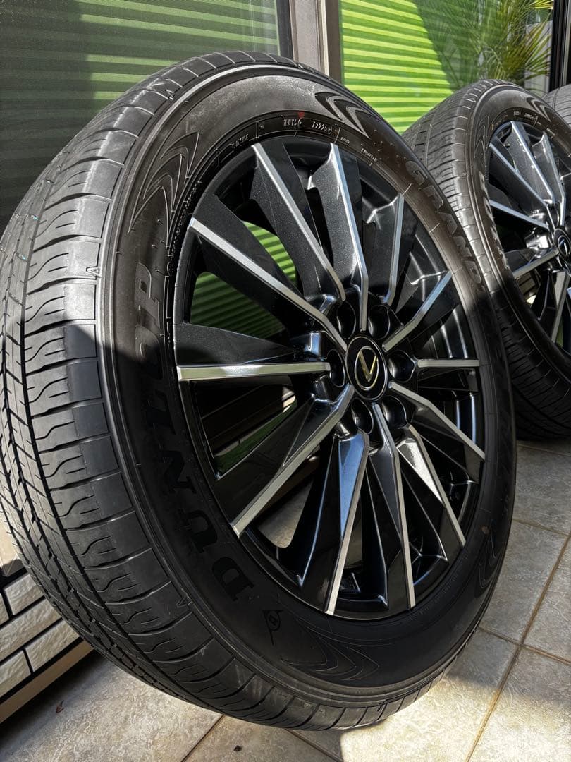 (新車外し美品) レクサスGX550 バージョンL 純正22AW4本タイヤセット