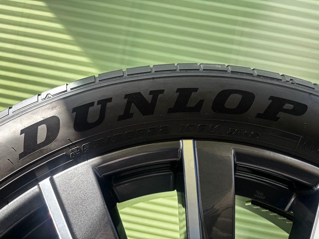 (新車外し美品) レクサスGX550 バージョンL 純正22AW4本タイヤセット