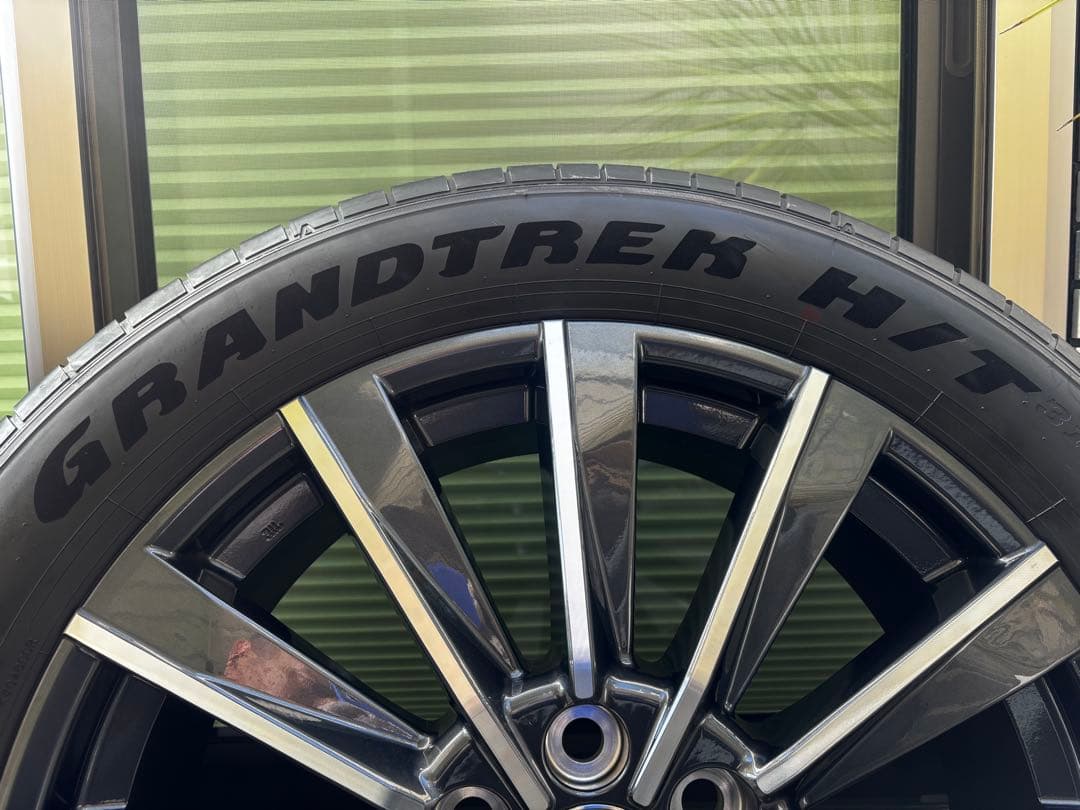 (新車外し美品) レクサスGX550 バージョンL 純正22AW4本タイヤセット