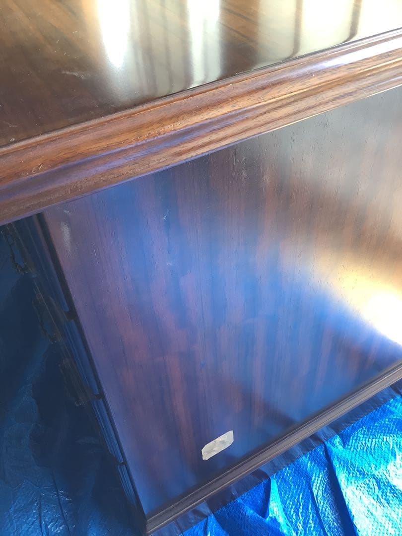 値引き‼️カリモク　両袖机　事務机　書斎　机　デスク　勉強　ワークデスク　現状品