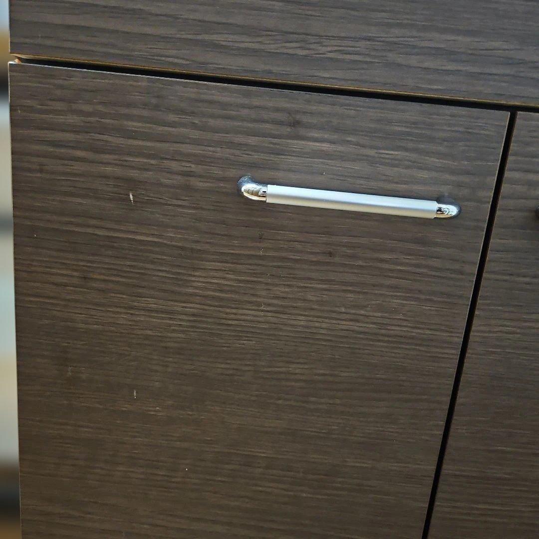 カグレ 大型レンジ対応レンジボード 幅60cm／スライド棚・2口コンセント付き