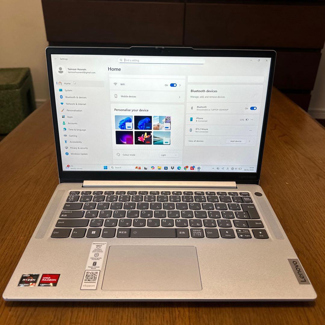 MacBook本体 Lenovo IdeaPad Slim 5 Light Ryzen7 16GB