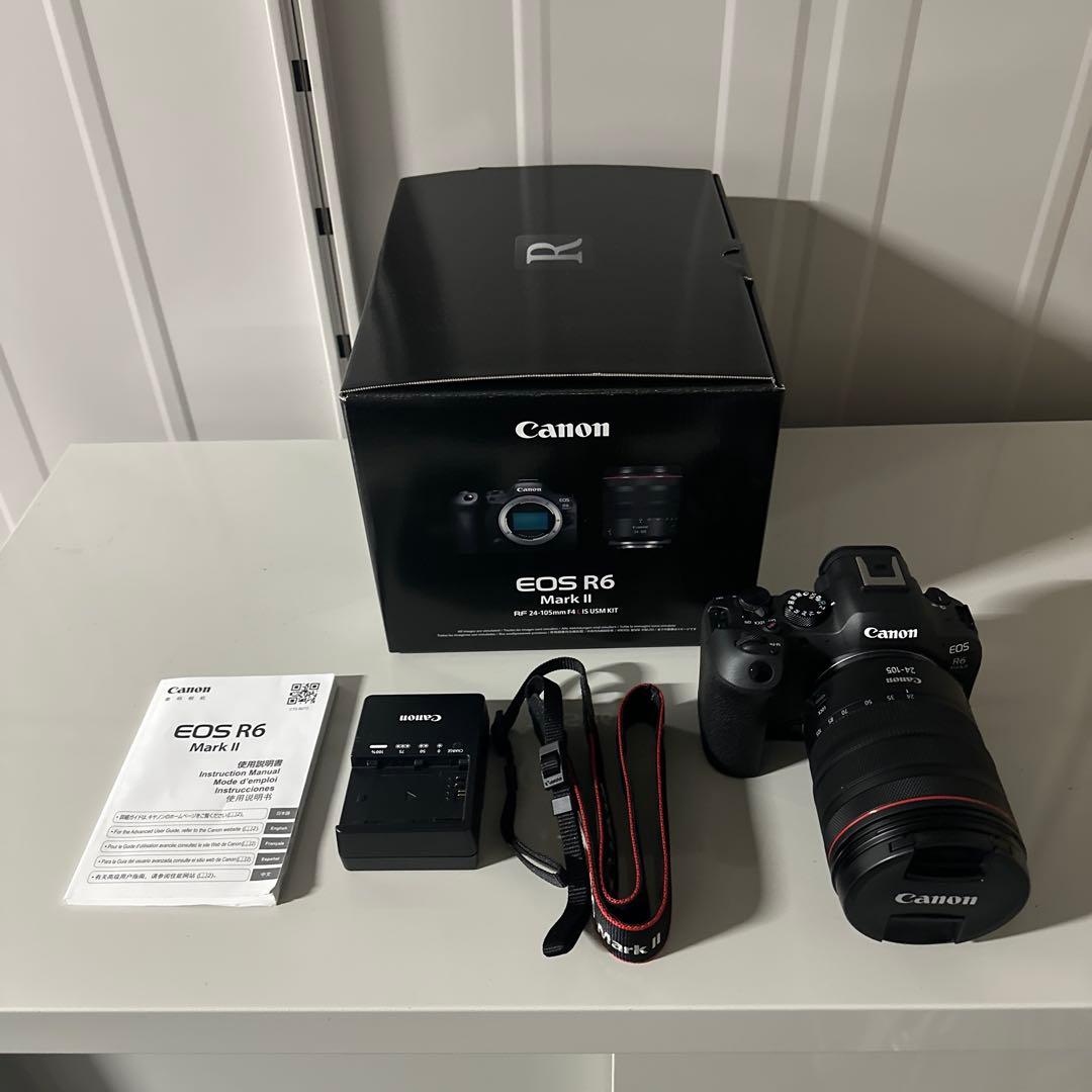 Canon EOS R6 Mark II ミラーレス一眼　レンズ付き