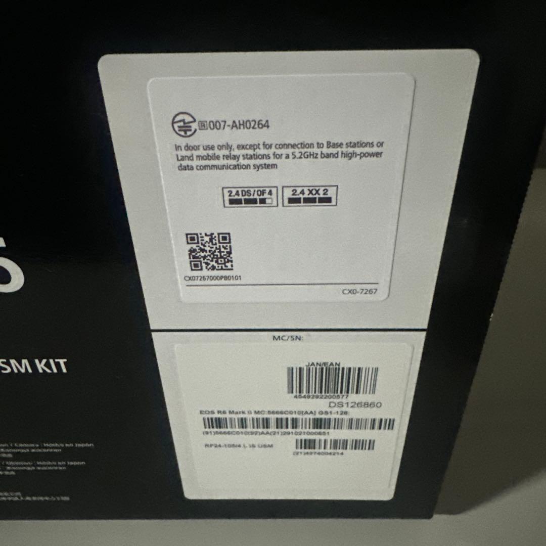 Canon EOS R6 Mark II ミラーレス一眼　レンズ付き