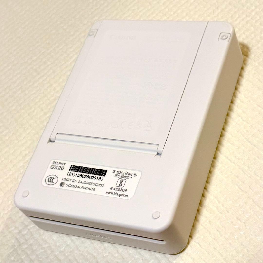 Canon SELPHY QX20 スマホ プリンター シール印刷 付属品あり
