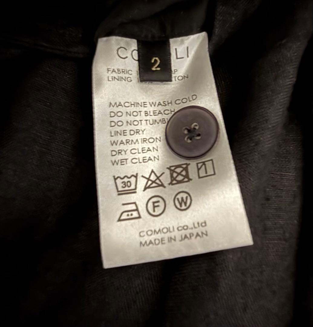 comoli カナパスタンドカラージャケット サイズ2
