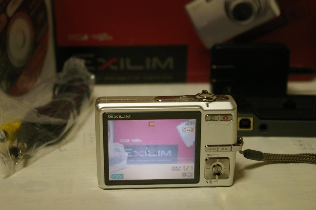 【作動確認済みコンデジ】カシオエクシリムＥＸ-Ｚ６００ （管理番号：D９）