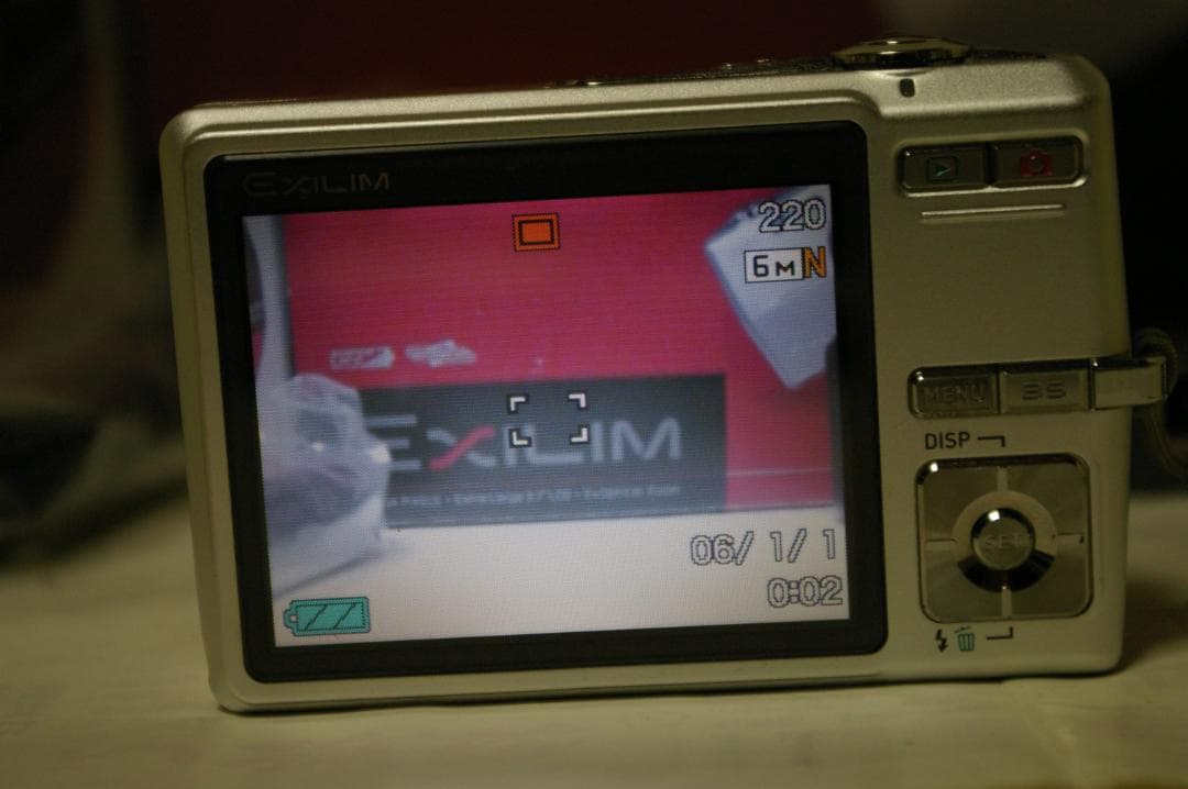 【作動確認済みコンデジ】カシオエクシリムＥＸ-Ｚ６００ （管理番号：D９）