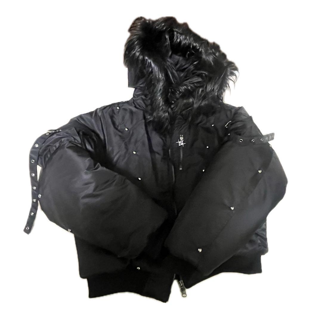 『REFLEM/レフレム』スタッズ付きナイロンN2Bジャ