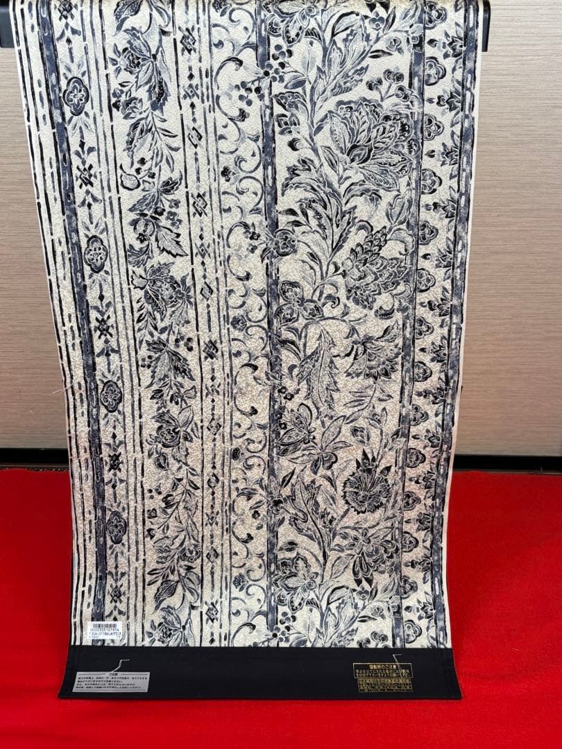 【ハッピー激安】限定品！正絹長襦袢ひとえ仕立バチ衿ポリ半衿付き