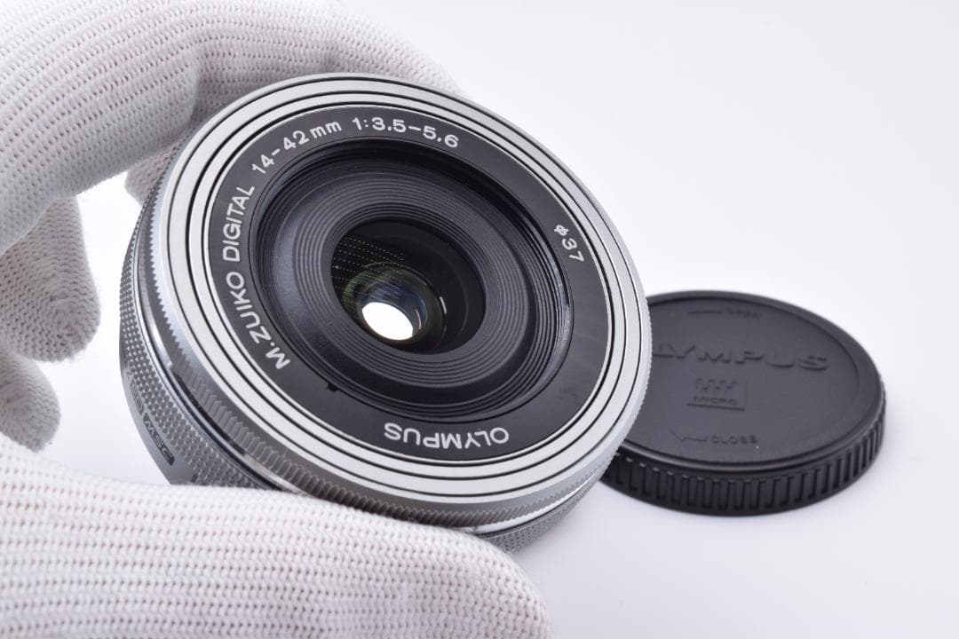 #51b オリンパス 電動パンケーキ ズームレンズ 14-42mm EZ 美品