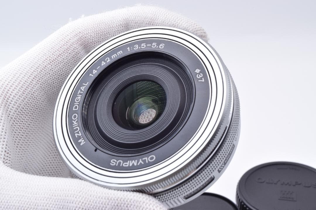 #51b オリンパス 電動パンケーキ ズームレンズ 14-42mm EZ 美品