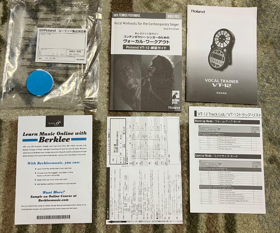 その他 Roland Vocal Trainer VT-12-BK