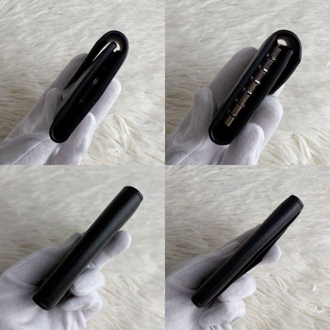 美品♡保存袋♡箱付♡BALENCIAGA バレンシアガ 6連キーケース リング