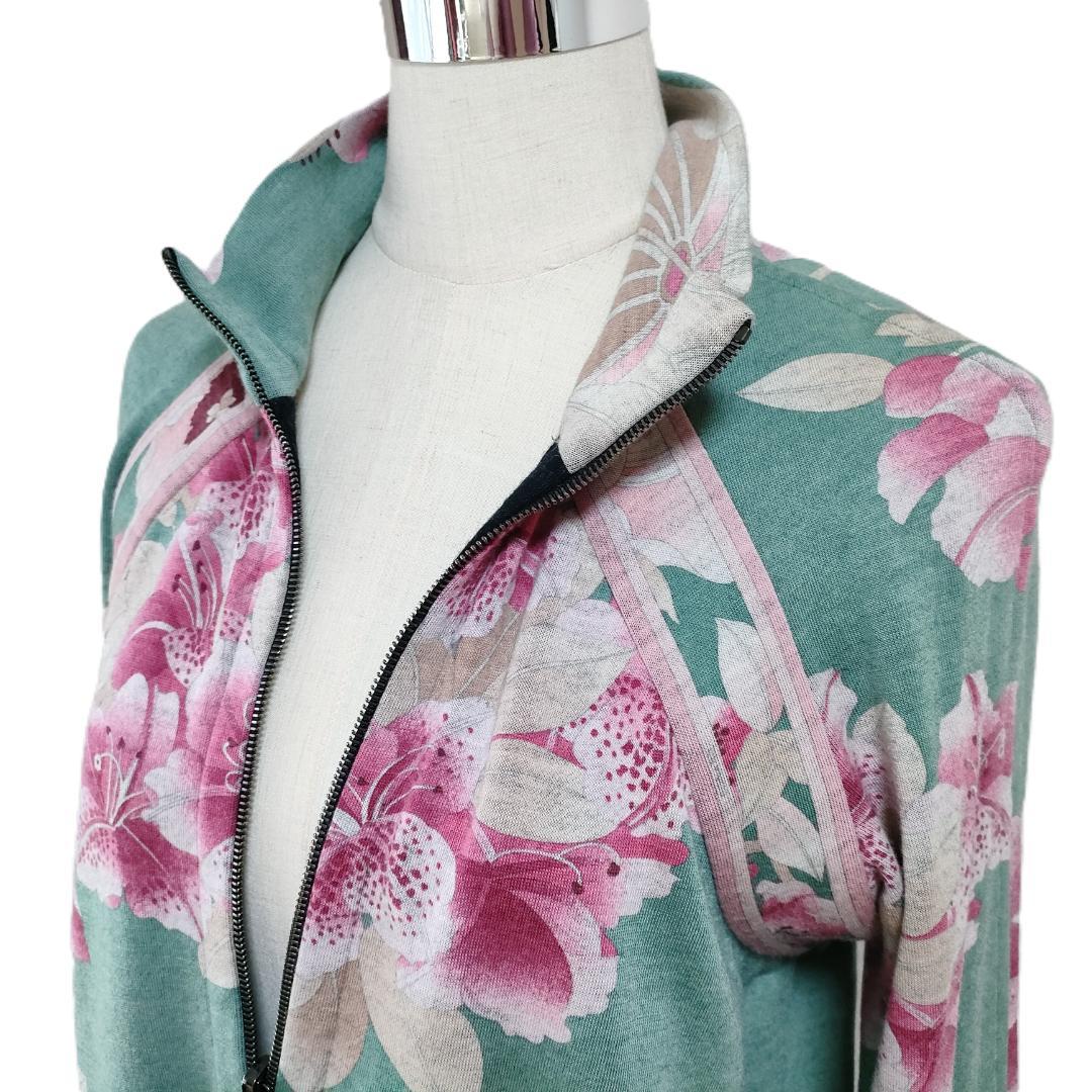 新品　大きいサイズ　レオナール　ワンピース　ライン 両面着用　40～42