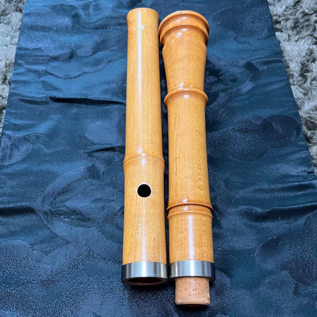 尺八 都山流 一尺八寸管 木管 【音出し確認済み】