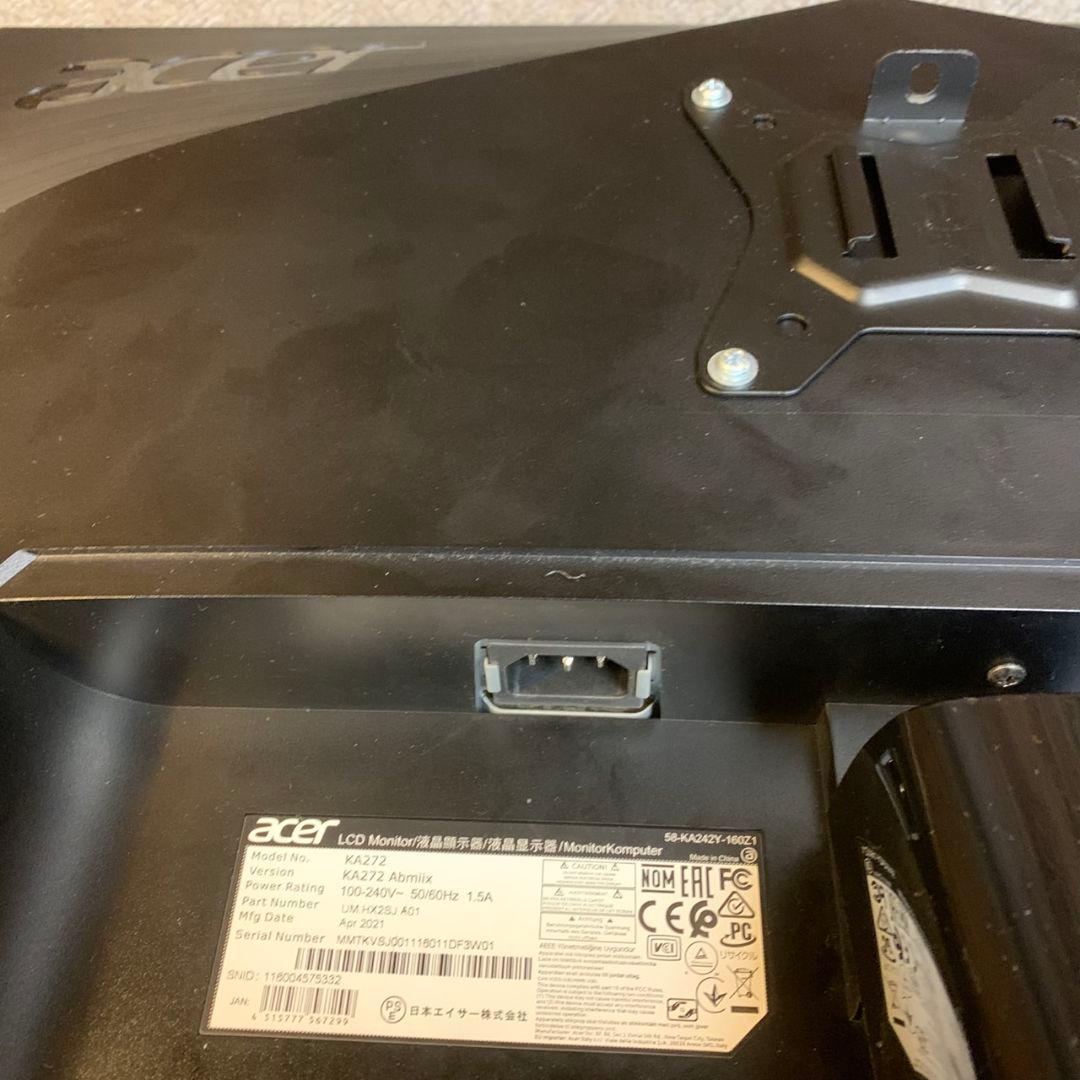 H179\" acerKA272フルHD27インチモニター 2021年製