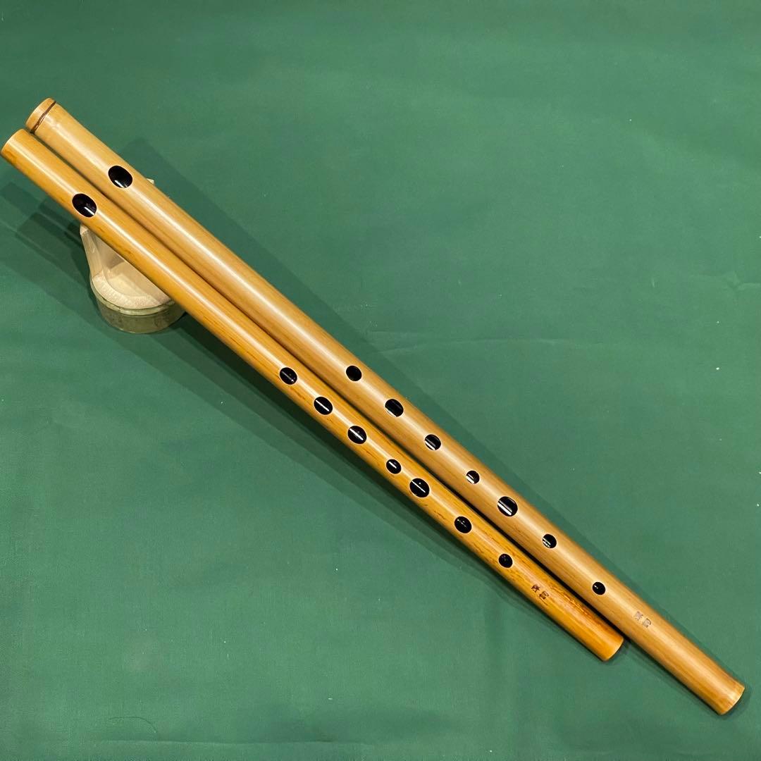篠笛ドレミ調 三本調子・六本調子姿管2本セット