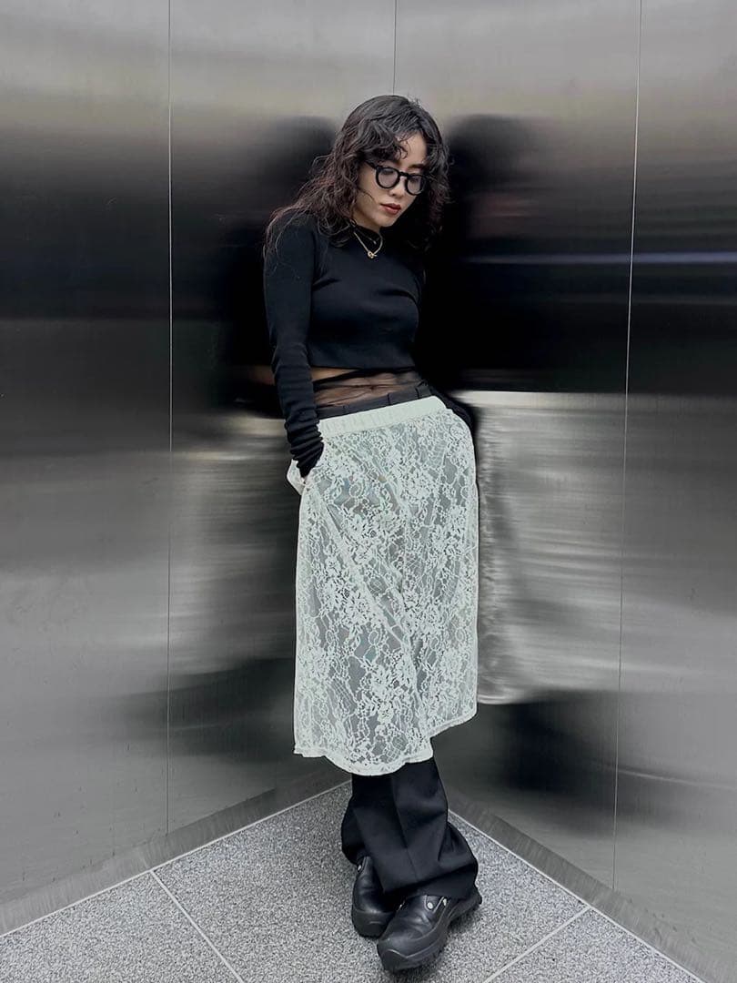 パンツ FRENCH TERRY XLACE HALFPANTS