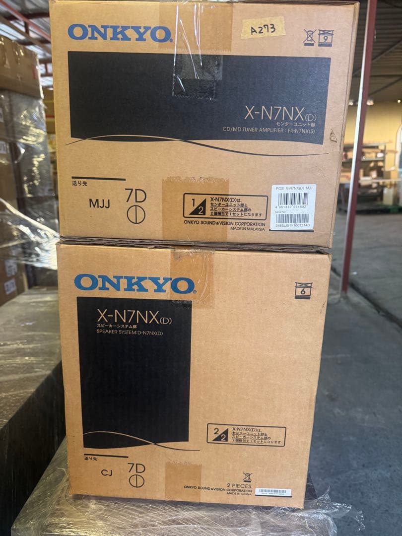 ONKYO X-N7NX(D) コンポ 元箱有り
