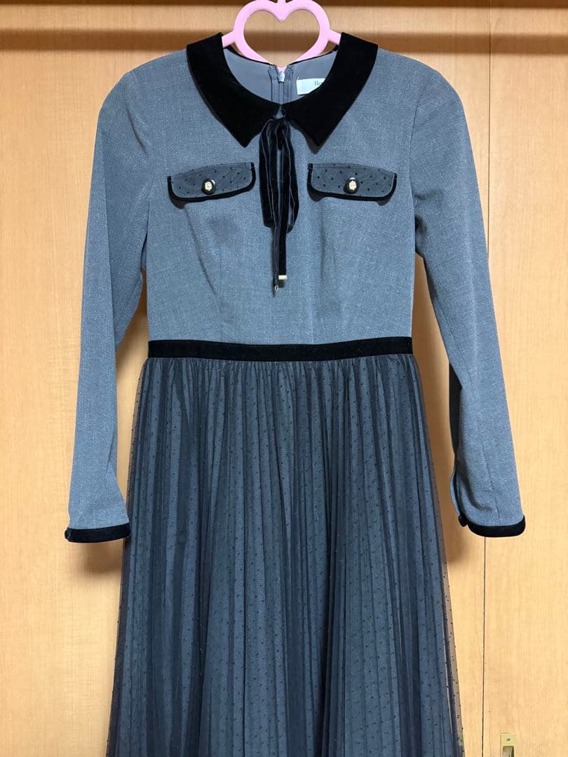 ワンピース herlipto Garnier Pleated Dress S